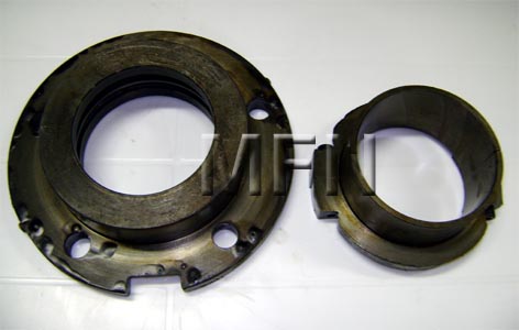 Flange e Bucha Bipartida do Misturador Ciber